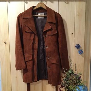 Suede Trench